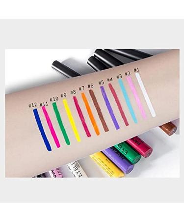 Liquid Eyeliner Set - 12 Matte Colors Highly Pigmented & Smudge-Free | International Shipping - Buy Online on GoSupps.com