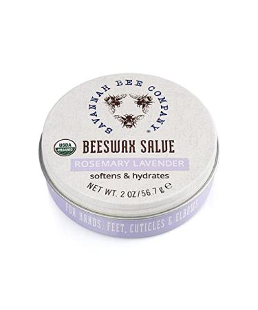 Rosemary Lavender Beeswax Salve by Savannah Bee Company - Large - Certified USDA Organic