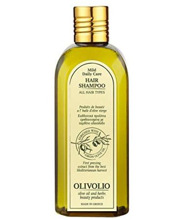 OLIVOLIO Shampoo with 100% organic olive oil and biotin/rosemary & 84% natural ingredients - without mineral oil and parabens