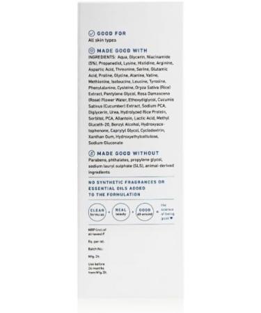 P_l_u_m 5% Niacinamide Face Serum for Clear Bright Skin | Fades Blemishes & Dark Spots| With Rice Water |Lightweight| Beginner Friendly | All Skin Types| Women & Men | Fragrance-Free | 100% Vegan | 30 ml - Buy Online on GoSupps.com