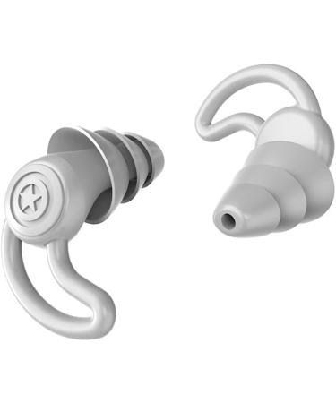 Noise Cancelling Earplugs for Sleeping & Protection | Super Soft | Ideal for Swimming Concerts & Noisy Environments - Grey - Buy Online on GoSupps.com