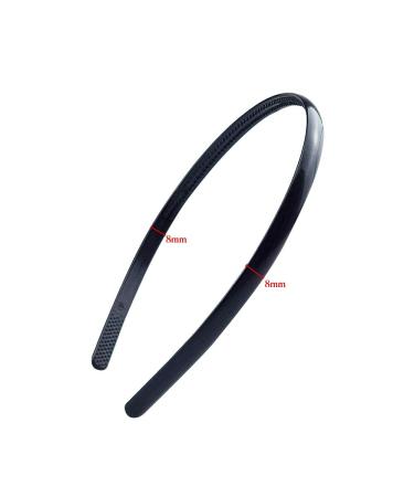 6 Pack Plastic Headbands - Unisex DIY Teeth Comb Hairbands in Black | Perfect for All Hair Types - Buy Online on GoSupps.com