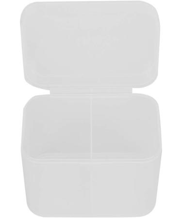 Yosoo 2 Grids Nail Art Cotton Pads Organizer Storage Box (2 Pcs) - Efficient & Stylish Solution for Nail Care - Buy Online on GoSupps.com