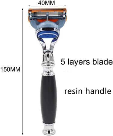 Shop HRTC Men's Rasier Brush & Silver Spy Dachhaar Razor Set - Fashionable Safety Shaving Brush Holder & Bowl 9.5x15cm - International Shipping Available - Buy Online on GoSupps.com