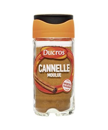 DUCROS Cannelle Moulue 39g - pice d'Asie pour p tisseries & plats - 100% pure & naturelle - Conditionn e en France. - Le Lot De 4