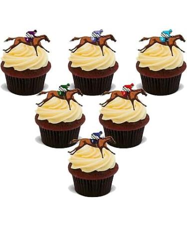 54 HORSE RACING STAND UP Edible RICE Wafer Cake Toppers D1 GRAND NATIONAL ASCOT - Buy Online on GoSupps.com