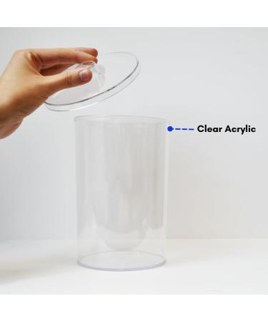 BV Medical Clear Sundry Jars Set of 5 - Unlabeled Glass Containers - Buy Online on GoSupps.com