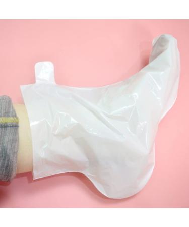 Minkissy 50pcs Disposable Plastic Shoe Covers - Foot Care Pedicure & Spa Thermotherapy Protection - Buy Online on GoSupps.com