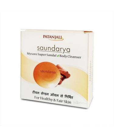 Patanjali Saundarya Sandal Body Cleanser 75g Pack of 5