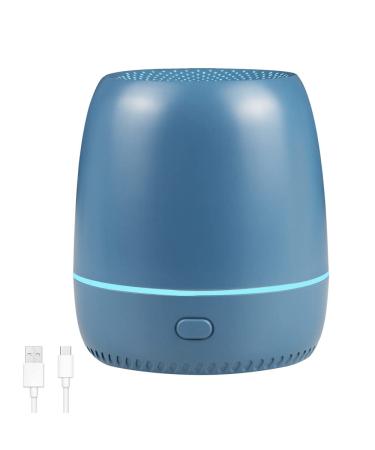 Essential Oil Diffuser USB Atomizer - YUNALL Portable Aromatherapy Diffuser with Waterless Auto Shut-Off Humidifier, 100ml Travel Size, 7 Colors Changed LED Light for Home Office (Blue)