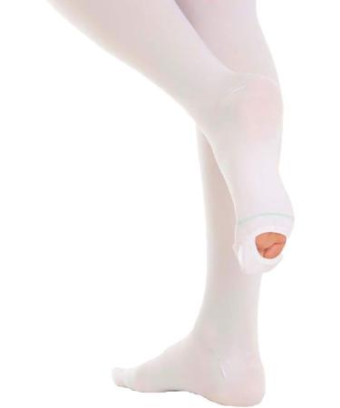Buy Manifattura Bernina Variform 1802S Halterless Antithrombosis Socks - Compression 18-21 mmHg for Hospital Stay XL White - International Shipping Available - Buy Online on GoSupps.com