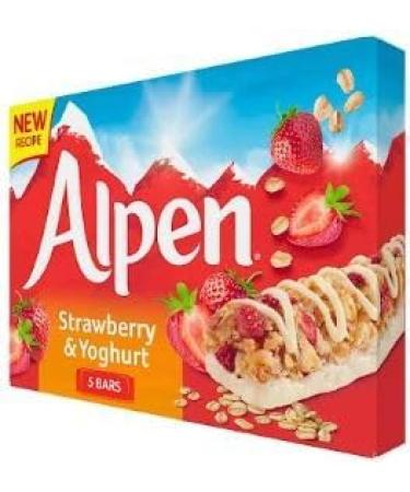 Alpen Cereal Bars Strawberry and Yoghurt x3 Packs and Kitchenfella Top Treats for Movie Night - Buy Online on GoSupps.com