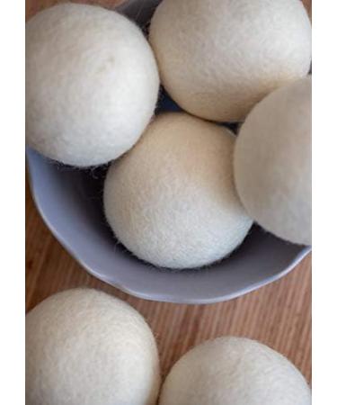 Buy Mili Felt Wool Laundry Dryer Balls - Eco-Friendly Extra Large Fabric Softener Reduces Wrinkles - 100% Pure New Zealand Wool Made in Nepal - Buy Online on GoSupps.com