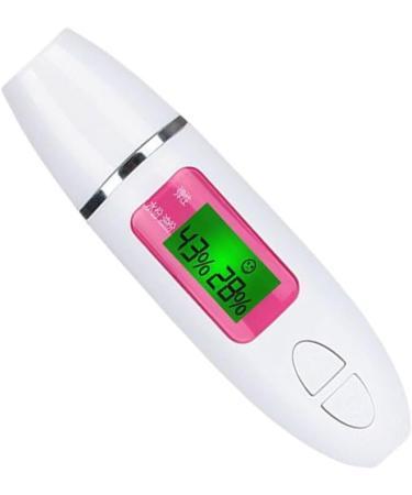Dajidafu LCD Digital Skin Oil Moisture Tester Battery Operated Facial Care Detector Portable Home Beauty Device for Women White - Buy Online on GoSupps.com