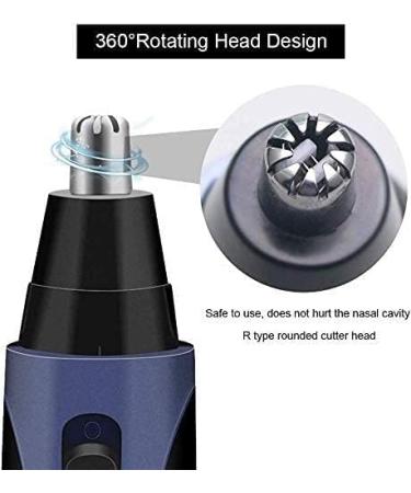 Waterproof Stainless Steel Nose Hair Trimmer Scissors | Portable & Rechargeable Nose Trimmer for Men & Women | Optimal Grooming Solution - Buy Online on GoSupps.com