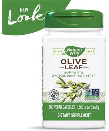 Nature's Way Olive Leaf Extract 1500mg - 100 Capsules | Premium Herbal Supplement - Buy Online on GoSupps.com