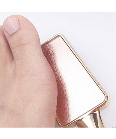 Torribala Household Foot File Nail Skin Nail Skin Knife Glass Portable Callus Remover Scrubber Pedicure Tool Paragraph (Purple) - Buy Online on GoSupps.com