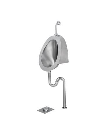 High-Efficiency Flushing Adult Stainless Steel Urinal Automatic Induction Wall-Mounted Urinal with Flush Valve Deodorant and Anti-Blocking Public Toilet Urinal Used in