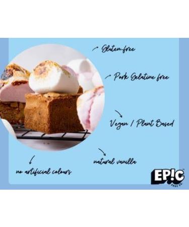 Vegan Marshmallows | American Style Epic Vegan Extra Large Toasting Marshmallows - Gluten Free - 2 Packs of 200g - Buy Online on GoSupps.com
