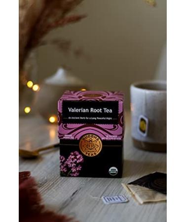 Buddha Teas Organic Valerian Root Tea - OU Kosher, USDA Organic, 18 Bleach-Free Bags - Buy Online on GoSupps.com