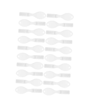 Housoutil 20st prison toothbrush mini toothbrush toothbrush made of plastic toothbrush portable toothbrushes clean tools gently soft to handle handle handle