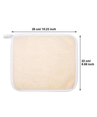 15 Pack Exfoliating Bath Cloth Towels - Dual Sided Soft Weave for Body and Face - Exfoliating Scrubbing Massage Cloth for Men and Women - White Edge - Buy Online on GoSupps.com