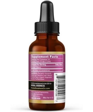 Herbal Goodness Beauty Builder 1oz - Collagen for Women with Biotin & Hyaluronic Acid - Hair Growth Skin Hydration Nail Support Anti-Aging Beauty Booster - Includes Marigold & Guava Leaf - Buy Online on GoSupps.com