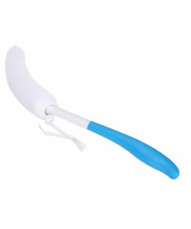Shop Long Curved Handle Shower Brush | Soft Sponge Body Cleaning & Peeling | Smooth Skin Back Brush - International Shipping Available - Buy Online on GoSupps.com