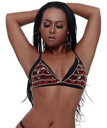 Buy Abien Crystal Body Chain Elegant Beach & Nightclub Chest Harness Jewelry for Women & Girls - Buy Online on GoSupps.com
