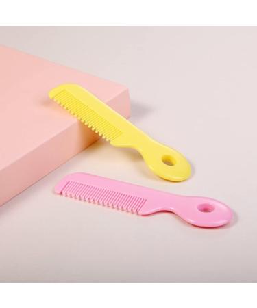 Healifty 4pcs Fine Tooth Comb Set for Newborn Babies and Adults - Gentle Infant Hair Groomer with Extra Fine Rounded Teeth for Cradle Cap and Dandruff - Buy Online on GoSupps.com