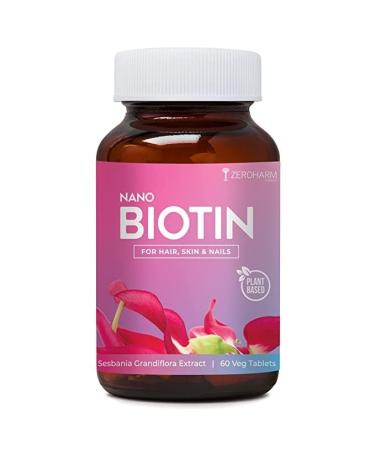 Biotin Tablets for Hair Skin and Nails | Biotin Vitamin B7 Tablets for Men and Women | Hair Vitamin for Hair Growth | No Side Effects (60 Tablets)