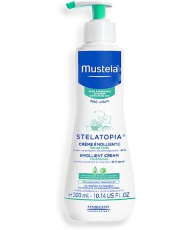 Mustela Stelatopia Emollient Cream 300ml - Hydrating Solution for Sensitive Skin - Buy Online on GoSupps.com