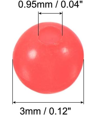 PATIKIL 200pcs 3mm Glowing Fishing Beads - Red Plastic Fishing Lure for Night Fishing | International Shipping - Buy Online on GoSupps.com