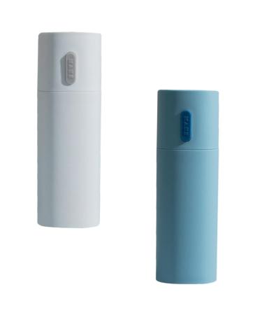 Foytoki 2 pieces box toothbrush box toothbrush cup toothpaste etui toothbrush container travel toothbrush case toothpaste travel ages toothbrushes Storage case travel toothbrush cups