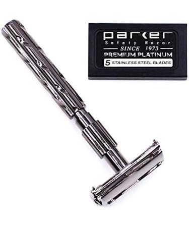 Buy Parker Safety Razor 22R with 5 Blades - Premium Shaving Experience | International Shipping - Buy Online on GoSupps.com