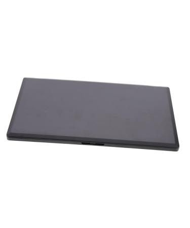 FOMIYES 2pcs Diy Eyeshadow Palette Magnetic Trays Empty Makeup Eyeshadow Sub Package Case Eye Shadow Market 15x10x0.80cmx2pcs Blackx2pcs