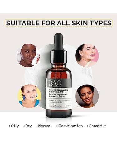 BAO Demeter Regenerating Halo Serum Oil - Anti-Aging Facial Serum with Bisabolol Vitamin E Bakuchiol & Squalane for Wrinkles Acne & Dryness - 15 ML - All Skin Types - Buy Online on GoSupps.com