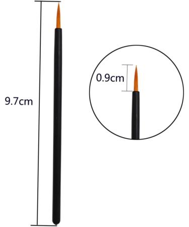 FOMIYES 50pcs Disposable Eyeliner Brush Makeup Gel Eyeliner Brush Disposable Makeup Brush Eyeliner Wands Disposable Eyeliner Brush Applicator Miss Smudge Stick Black Make up - Buy Online on GoSupps.com