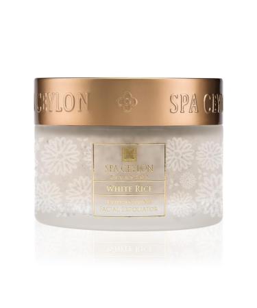 SPA CEYLON White Rice Rejuvenating Facial Exfoliator | Gentle Daily Face Polish for Normal to Dry & Sensitive Skin | 100 g