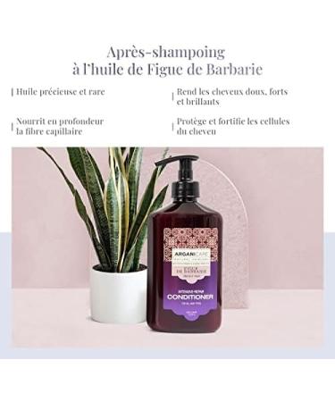 ARGANICARE - Apr s-Shampoing R parateur la Figue de Barbarie et la Vitamine E - Soin pour Cheveux - 400 ml - Buy Online on GoSupps.com