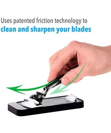 Slide Razor Blade Sharpener - Clean & Sharpen Blades Effortlessly | Black | International Shipping Available - Buy Online on GoSupps.com