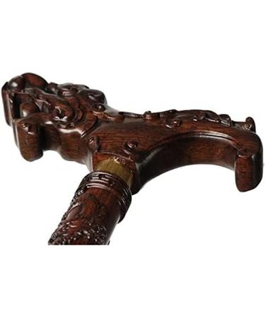 Wooden Cane Black Rosewood Crutches Wood Wand Old Man Gift Walker Faucet Walking Stick WoodenCanes for Men and Women Handmade Smooth Sailing - Buy Online on GoSupps.com
