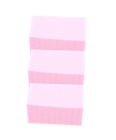 Beatifufu 3 Nail Remover Cotton Nail Wipes Nail Removal Wipes Fingernail Remover Pads Glue for Eyelashes Nail Art Cleaner Tool Nail Bag Natural Cotton Fiber Pink Cotton Sheet
