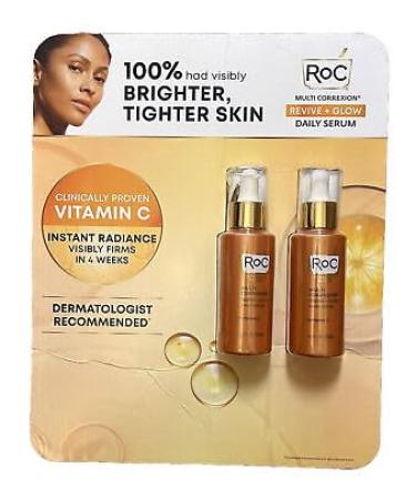 Roc Revive and Glow Vitamin C Serum 1.7 Ounce (Pack of 2)
