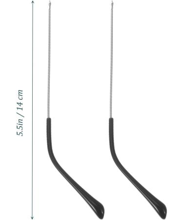 Universal Ibasenice Glasses Arm Replacement - Silver Alloy Brackets 1 Pair for Easy Repair - Buy Online on GoSupps.com