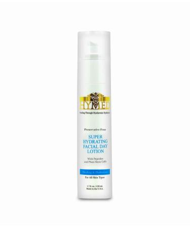 Hylunia Super Hydrating Facial Day Lotion - Shea Butter Hyaluronic Acid Serum - Natural Vegan Skin Repair - 1.7 fl oz