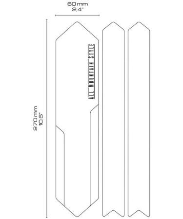 AMS High Impact Chain Guard - Protect Chain and Seat Stays | XC, Gravel, Cross & Road Bikes | Black/Silver - Buy Online on GoSupps.com