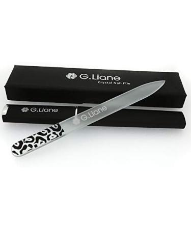 G.Liane Glass Nail Files Professional Crystal Nail File For Natural Nails Acrylic Nails Gels Nails Manicure Pedicure Tools For Home And Salon (Black) - Buy Online on GoSupps.com