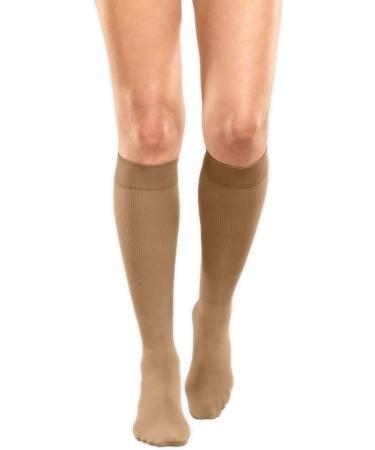 Buy Medi Mediven Angio Short CCL1 AD Compression Stockings III Caramel - Large Foot | International Shipping - Buy Online on GoSupps.com