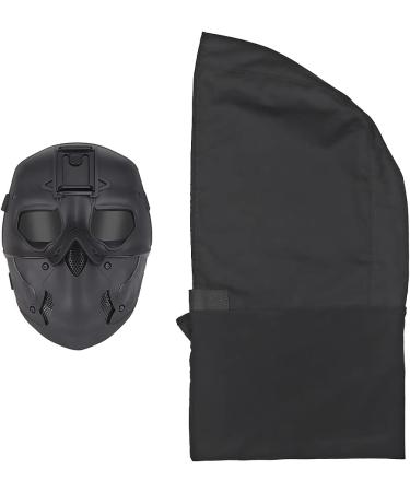 Aifordge Airsoft Mask - Adjustable Storm Hood Facial Mask for Paintball CS Tactical Cosplay & Outdoor Sports - Black Eye Protection Headgear - Buy Online on GoSupps.com